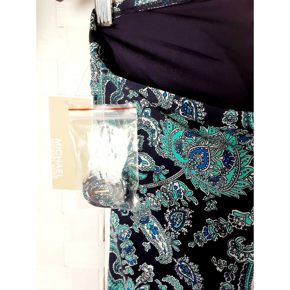 MICHAEL Michael Kors Bandeau Paisley Swimsuit - Picture 7 of 16